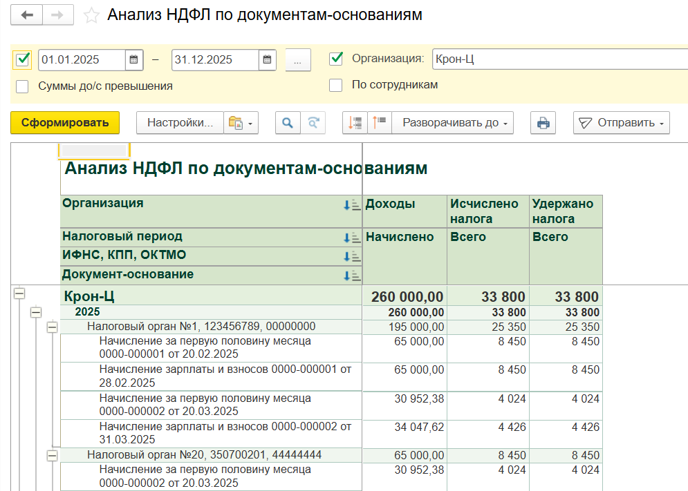 Что делать, если в 6-НДФЛ обнаружена ошибка «Сумма налогов не совпадает»